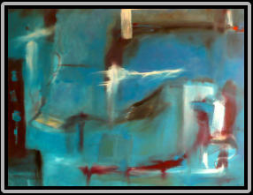 BLUE HOUR  145 cm x 110 cm, oil on canvas