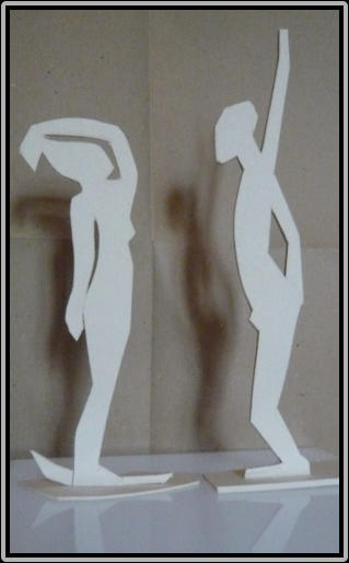 ADAM & EVE   25 cm x 5 cm